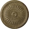 Ekena Millwork Juniper Ceiling Medallion (Fits Canopies up to 7"), 36"OD x 1 1/2"P, Mississippi Mud Crackle CM36JUMMC - alternate 1